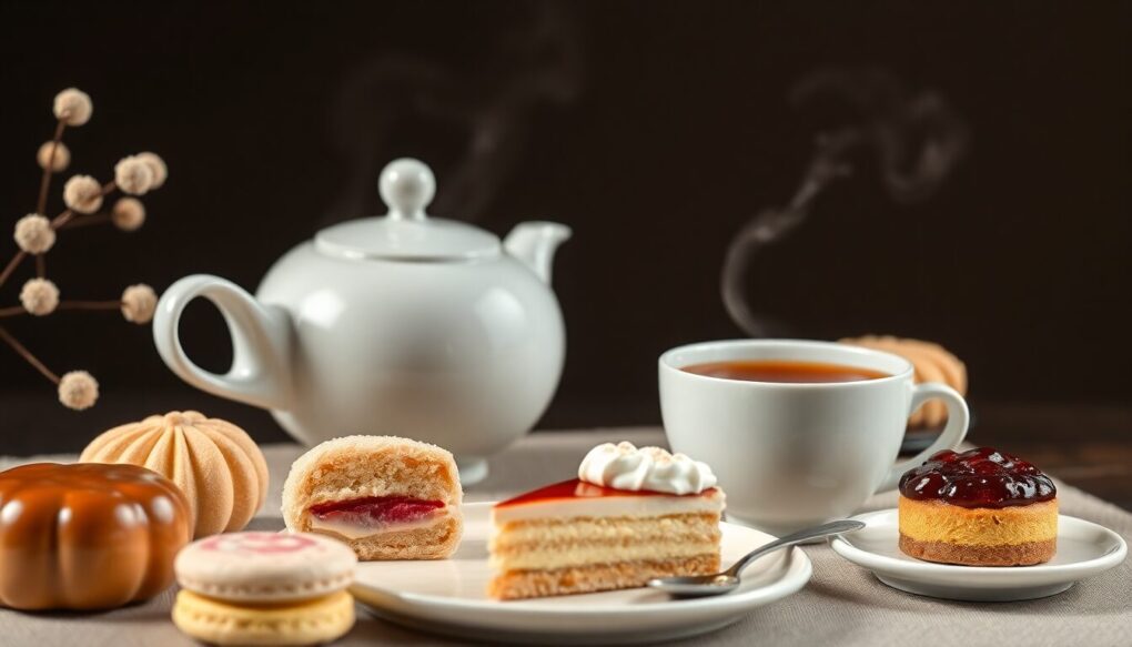 堪能する紅茶とデザートの魅力